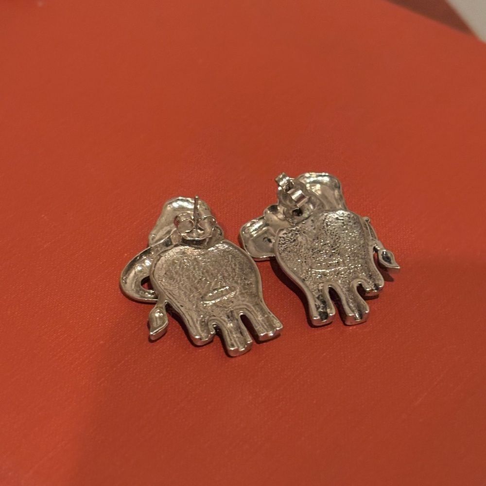 Avon Elephant Earrings View 4